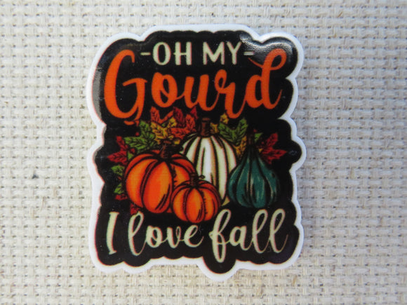 First view of Oh My Gourd, I Love Fall Needle Minder.