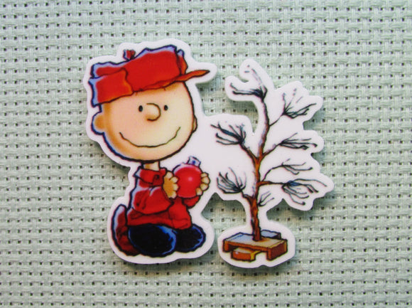 First view of the Charlie Brown and his Christmas Tree Needle Minder