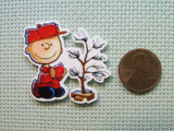 Second view of the Charlie Brown and his Christmas Tree Needle Minder