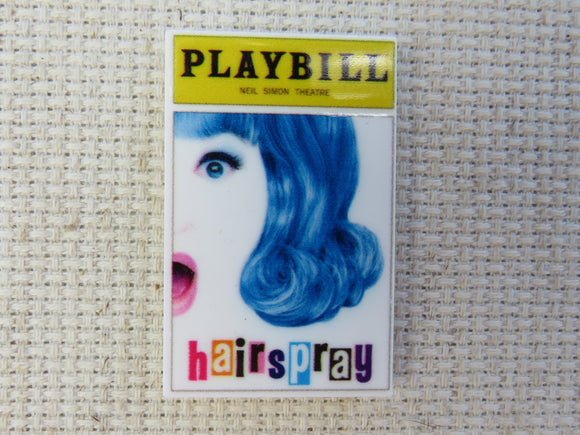 First view of Hairspray Playbill needle minder. 
