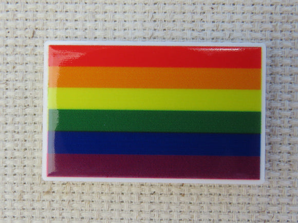 First view of Rainbow Flag Needle Minder.