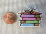 Second view of I Pile of Beautiful Books Needle Minder.