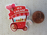 Second view of Ice Cream Cart Needle Minder.