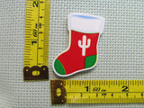 Third view of the Cactus Christmas Stocking Needle Minder