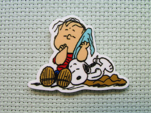 First view of the Linus and Snoopy Needle Minder