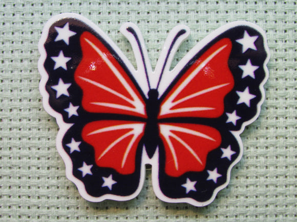 First view of the Patriotic Butterfly Needle Minder