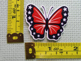 Third view of the Patriotic Butterfly Needle Minder