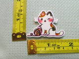Third view of the Calico Kitty Needle Minder