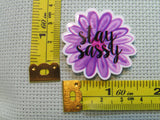 Third view of the Purple Stay Sassy Daisy Needle Minder