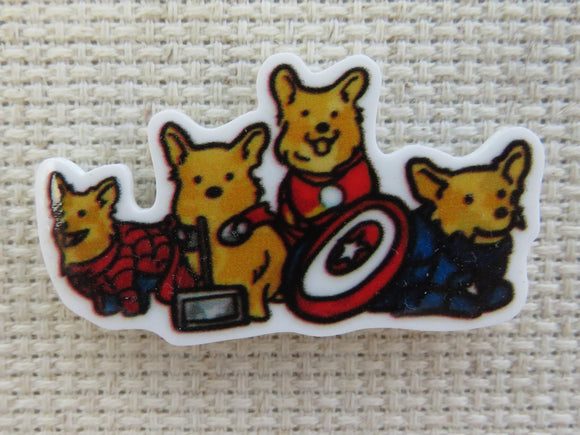 First view of Superhero Dogs Needle Minder.