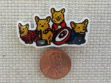 Second view of Superhero Dogs Needle Minder.