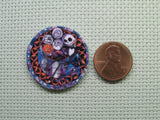 Second view of the Jack Collage Needle Minder