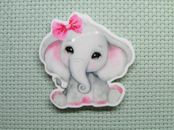 First view of the Baby Pink Elephant Needle Minder