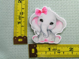 Third view of the Baby Pink Elephant Needle Minder