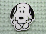 First view of the Giggly Snoopy Needle Minder
