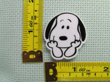 Third view of the Giggly Snoopy Needle Minder