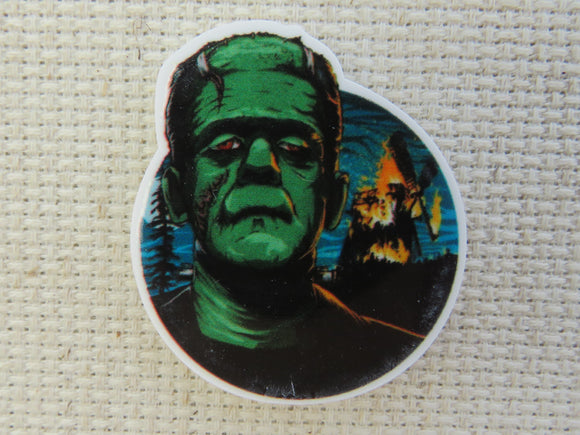 First view of Frankenstein and his Laboratory Needle Minder.