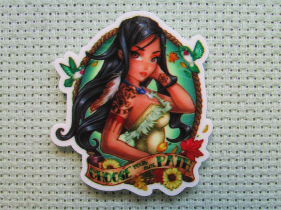 First view of the Choose Your Own Path Pocahontas Needle Minder
