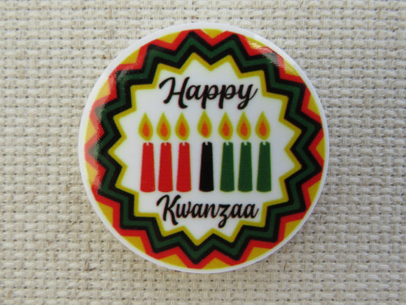 First view of Happy Kwanzaa Needle Minder.