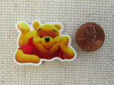 Second view of Resting Pooh Needle Minder.