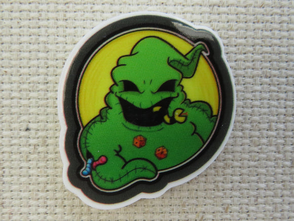 First view of Oogie Boogie Rolling the Dice needle minder.