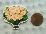 Second view of the A Bunch Of Roses Needle Minder
