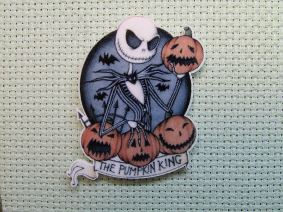 First view of the Pumpkin King Needle Minder