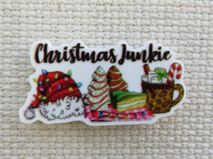 First view of Christmas Junkie needle minder.