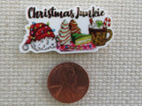 Second view of Christmas Junkie needle minder.