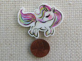 Second view of Adorable Unicorn Needle Minder.