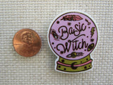 Second view of Basic Witch Crystal Ball Needle Minder,.