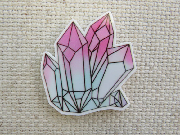 First view of Pink Crystals Needle Minder.