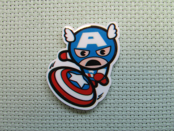 First view of the Captain America Needle Minder