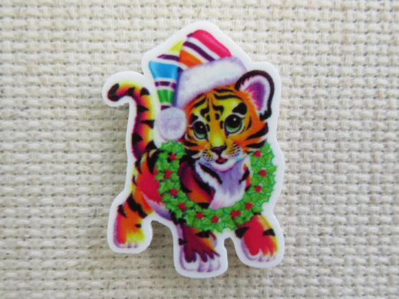 First view of Christmas Tiger Needle Minder.