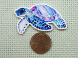 Second view of the Sea Turtle Needle Minder