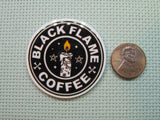 Second view of the Black Flame Coffee Needle Minder