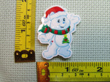 Third view of the Christmas Care Bear Needle Minder