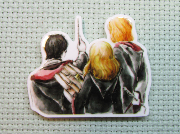 First view of the Trio of Wizarding Friends Needle Minder