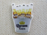 First view of Bucket of Corona Extra Beer Needle Minder.