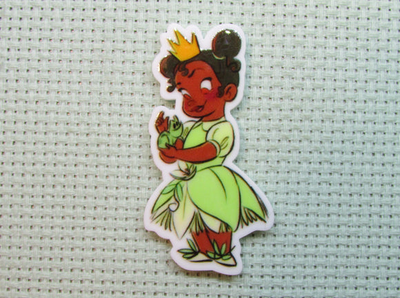 First view of the Young Tiana with a Frog Needle Minder