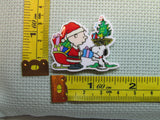 Third view of the Christmas Charlie Brown and Snoopy Needle Minder