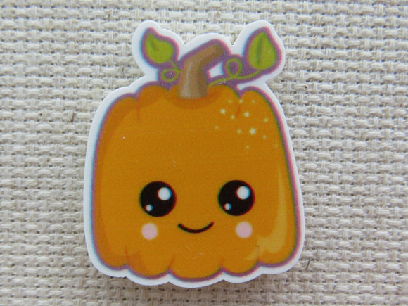 First view of The Cutest Smiling Pumpkin Needle Minder.