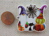 Second view of A Pair of Gnomes, a Spider in a Web and a Black Cat Needle Minder,.