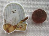 Second view of Beloved Wizarding Owl, Hedwig Needle Minder.