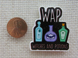 Second view of WAP Witches and Potions Needle Minder.