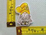 Third view of the Sunflower Yellow Gnome Needle Minder