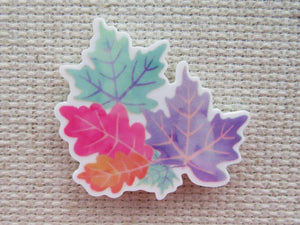 First view of Pretty Fall Leaves Needle Minder.