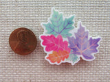 First view of Pretty Fall Leaves Needle Minder.