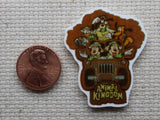 Second view of Mickey and Friends on the Disney's Animal Kingdom Ride Needle Minder.