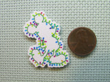 Third view of the Christmas Lights Mickey Mouse Needle Minder